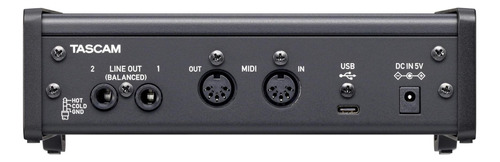 Interface De Audio Tascam Us-2x2hr Usb 2x2 