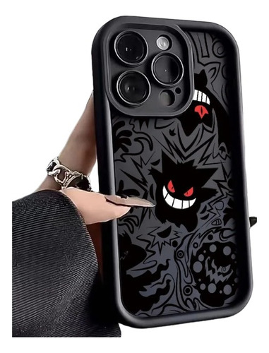 Funda Para Samsung De Pokemon Gengar Con Proteccion Camara