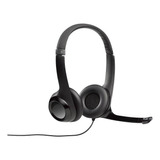 Headset Com Fio H390 Usb Preto Logitech