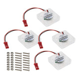 Ventilador De Refrigeracion Para Cpu, 2 Pin/led/4 Pack