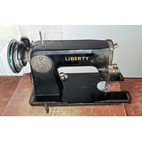 Maquina De Coser Liberty Vintage Con Mueble De Metal 