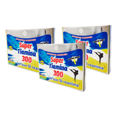 Kit 3 Suplemento Alimenticio Ingerible Tiamina, Desvelo Sin Sabor | Envío gratis