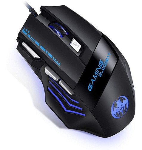 Mouse Gamer Profissional  Led Rgb 6000 Dpi Usb 3.0 Com Fio