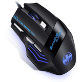 Mouse Gamer Profissional  Led Rgb 6000 Dpi Usb 3.0 Com Fio