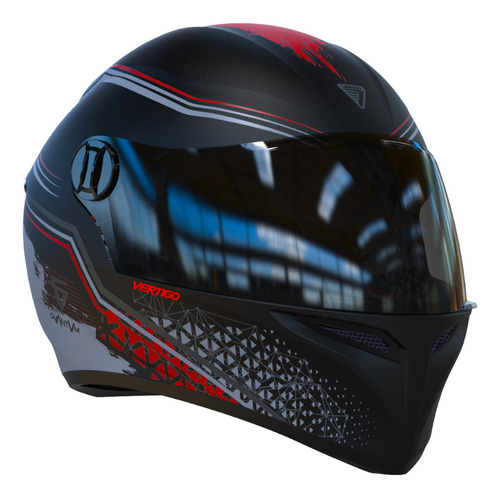 Casco Moto Vertigo V50 Quantum Deportivo Certificado + Visor