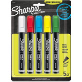 5 Marcador De Tiza Sharpie Chalk Vidrio Pizarra Pizarron