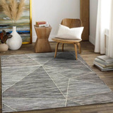 Alfombra Rustica Simil Yute Gris 160x230cm Kreatex