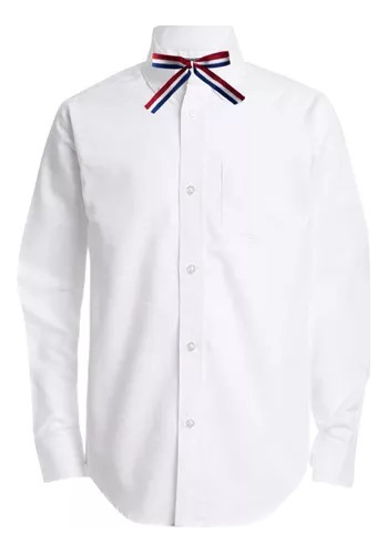 Camisa Trajes Típicos Fiestas Patrias Niños + Lazo Tricolor