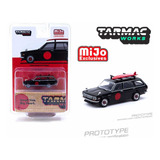 Tarmac Datsun 510 Wagon Con Surfboard Mijo Exclusives 1/64 Color Negro