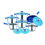 Bateria De Cocina Omania Fraciel Acero Inoxidable Induccion