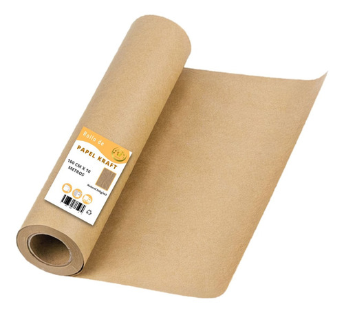 Papel Kraft Rollo 100cm Ancho X 10m 120 Gr Embalaje