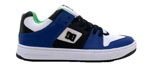 Zapatilla Dc Shoes Mod Manteca Ss Azul Negro Verde Exclusivo