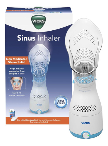 Vicks Vaporizador Facial Con Inhalador De Vapor Personal 