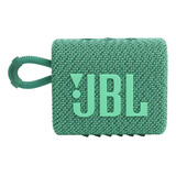 Caixa De Som Portátil Jbl Go 3 Eco Verde Bluetooth Jblgo3eco