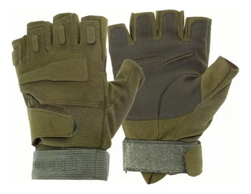 Guantes Tacticos Militar Medio Dedo Motocicleta Bicicleta