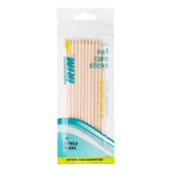 Palillos Naranja Para Manicura Y Pedicura Trim X 12 Unidades