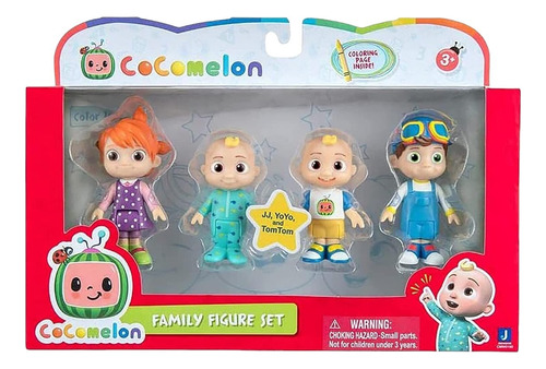 Cocomelon Set 4 Muñecos La Familia W0169