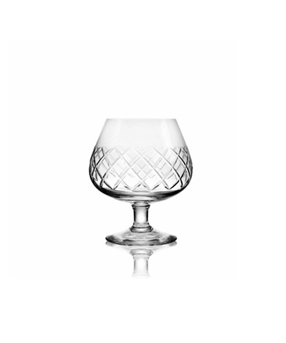 Vaso Copa Cognac Tallada Cristal X300cc Cristaleria Cristal