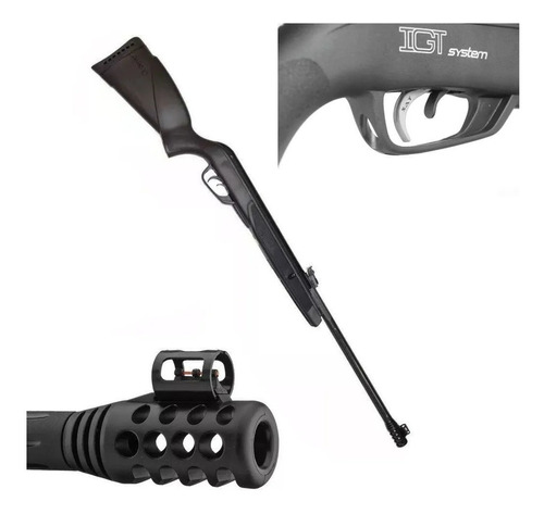 Rifle Gamo Black Bear 5.5mm Nitro Piston + Balines Gratis