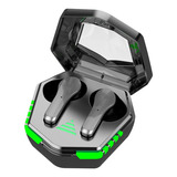Audífonos In-ear Gamer Inalámbricos N35  Con Luz Verde Led