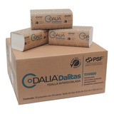 Toalla Interdoblada Dalitas Caja Con 20 Pqt. De 100 Piezas