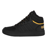 Zapatilla adidas Hoops Mid Cor Joven  Black/yellow