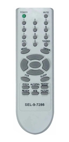 Controle Remoto Compatível Tv LG Tubo 6710v00090h Sel-9-7286