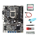 Placa Base B75 8usb Btc Mining+cpu+g1610+controlador Usb 64g