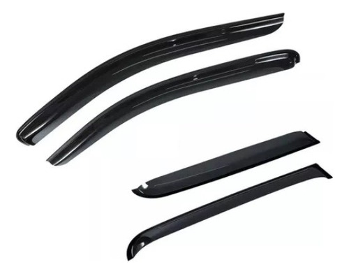 Deflectores Hilux 2012 013 014 015 Kit Capot + Ventanillas.