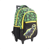 Mochila Carro Escolar Primaria 18 Pulgadas Niño Varon Cole Diseño De La Tela Dino