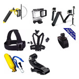 Kit Acessórios Action Cam Suporte Cabeça/peito Dome Hero 8