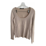 Akiabara Sweater Beige Talle 2 Impecable 1 Uso Inmejorable