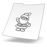 Stencil Reusable Galletas - Navidad - Santa Claus