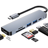 Hub Type-c 6em1 Hdmi 4k Usb 3.0