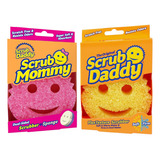 Scrub Daddy + Scrub Mommy Pareja 2 En 1 Kit 