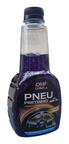 Pretinho De Pneu Orbi Quimica Limpa E Da Brilho 500 Ml