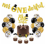 Mr Onederful 1st Birthday Decorations Kit Mr Wonderful Dappe