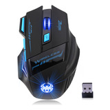 Mouse Óptico Led Para Ordenador Zelotes F14, Inalámbrico, 2,