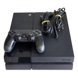 Playstation 4 Fat 500gb + Dualshock 4 Original + Cabos Usado Em Perfeitas Condições De Uso