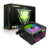 Fuente Gamemax Vp-800 800w 80 Plus Bronze Rgb 2 Color Negro