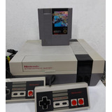 Consola Nintendo Nes + 2 Controles Originales + Cassette 