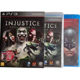 Jogo Injustice Ps3 Em Português + Blu-ray Filme Físico