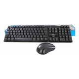 Kit Teclado E Mouse Sem Fio Cor Do Mouse Preto Cor Do Teclado Preto