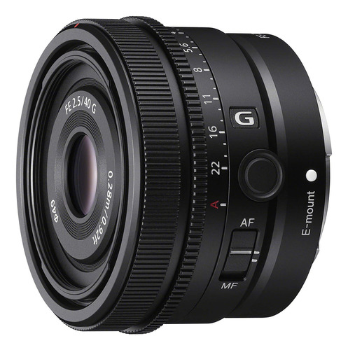 Sony Fe 40 Mm F2.5 G Lente G Ultracompacto De Fotograma