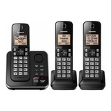 Teléfono Inalámbrico Panasonic Contestador 3 Auricula Kxt363