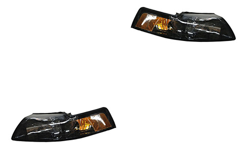 Faros Ford Mustang 1999 2000 2001 2002 2003 2004 Negros