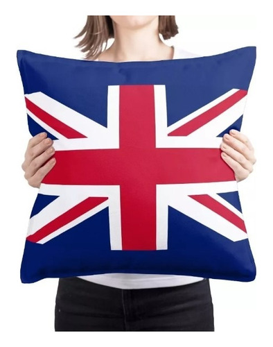 Cojin Decorativo  Bandera Pais Inglaterra Fieltro 35 Cm 1pz