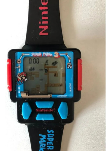 Relogio Nintendo Casio - Mario Bros 3 . Colecionador