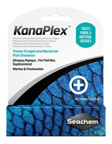 Kanaplex 5g Seachem Medicamento Peces Bacterias Hongos