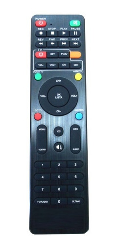 Controle Compatível Com Receptor Century Midiabox Hdtv B3